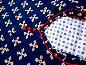 Stylish Navy Blue Printed Kurta
