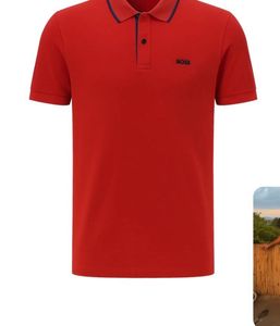 Authentic BOSS Red Polo T-Shirt