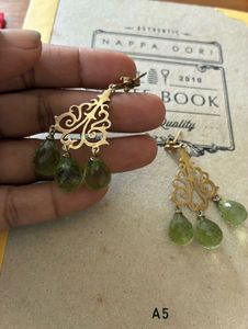 Amrapali Jaipur peridot Drop Earrings