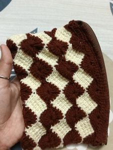 Handmade Crochet Woollen Casual Hand Wallet:Small