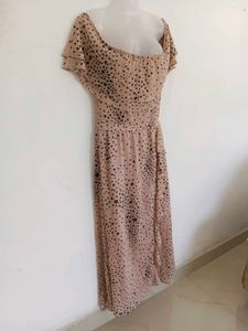 Chic Off-Shoulder Star Print Dress