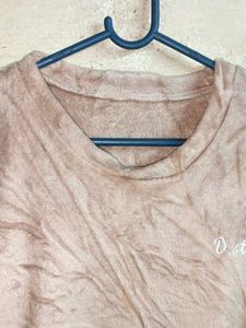 Oversized Fleece Fashion Upper Night Suit