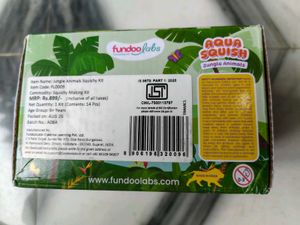 FundooLabs Aqua Squish Jungle Animals Kit | Make 2