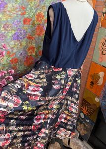 Elegant Floral Print Midi Dress