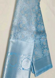 Elegant Pink Brocade Silk Saree