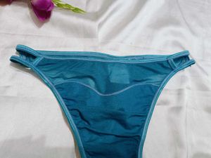 🇳🇿💫🎀Teal Mesh Thong Panty