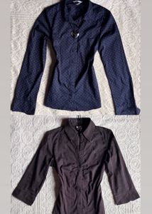 Y2k Fitted Shirt Combo - 2 Shirts