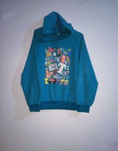 Oversized Blue Hoodie Women