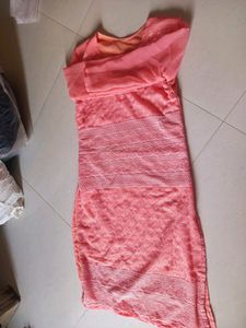 Peach Kurti
