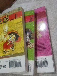 One Piece Manga Volumes 1-3