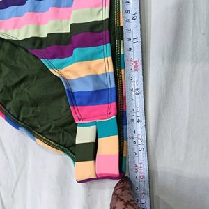 Colorful ⭐Striped Bikini Bottoms