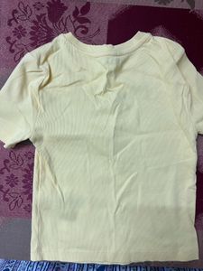 Light Yellow "Only" T-Shirt