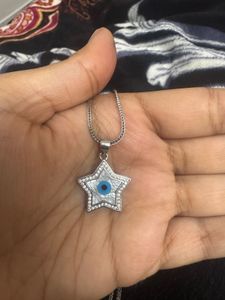 925 Silver Evil Eye Pendant Only