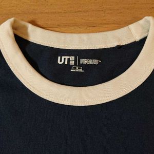 Uniqlo Navy Blue Graphic T-Shirt
