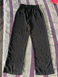 Black Wide Leg Trousers