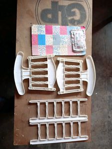 Vintage Baby Doll Crib with Toys