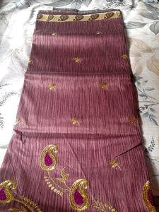 Purple Saree