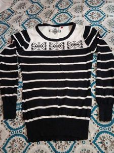 Striped Knit Sweater