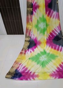 Multicolored Saree