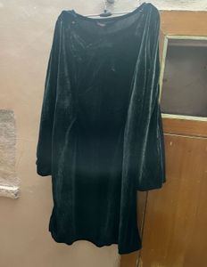 Black Velvet Kurta with pant