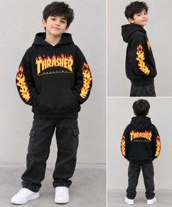 Thrasher Flame Hoodie 3-4 years kid