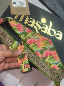 Masaba Green Floral waist belt
