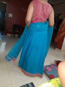 Beautiful Teal Lehenga Choli
