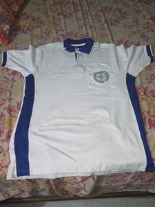 Men's White Polo T-Shirt