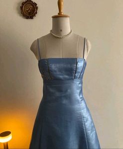 Elegant Blue Maxi Dress