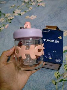 Cute Glass Tumbler💫