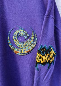Purple Avengers Quarter Zip Sweatshirt