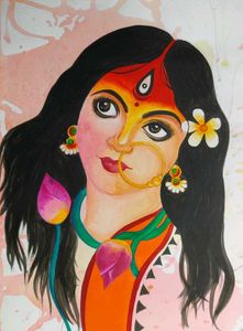Goddess Durga Painting