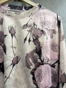 Floral Print Sweatshirt