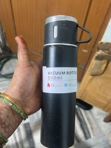 stainless steal bottel with 2 cup