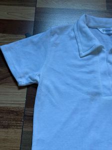 Classic White Polo T-Shirt
