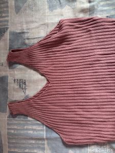 Ribbed Halter Neck Mini Dress💗(not wore once)