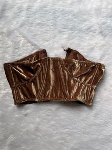 Velvet Corset Top