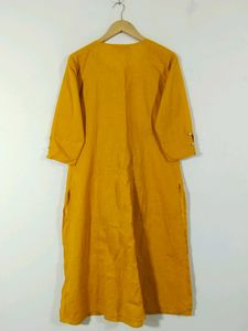 Idalia Yellow Printed Kurti (Women)