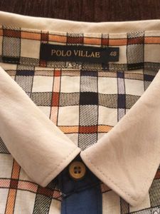 Polo White Super Slim Fit Check Shirt
