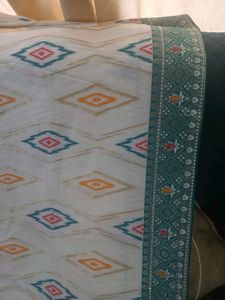Elegant Saree with Intricate Border
