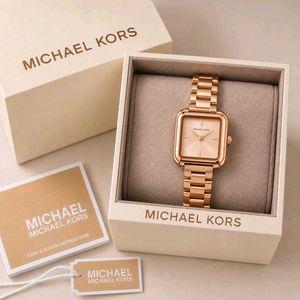 Michael Kors Rose Gold &amp; Silver Watch