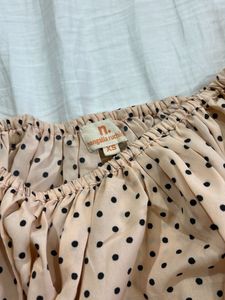 Cute Polka Dot Off-Shoulder Top