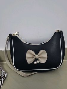 Chic Bow Detail Shoulder Bag Set