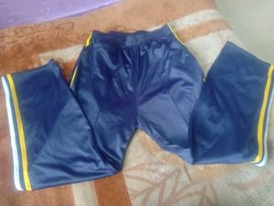 Striped Navy Blue Track Pants