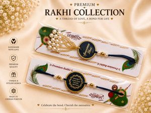 bhaiya bhabhi Rakhi set new