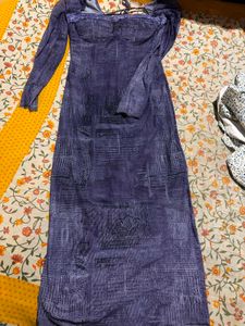Elegant Purple Maxi Dress