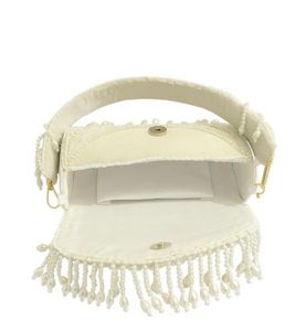 Exquisite Pearl Beaded Clutch Bag