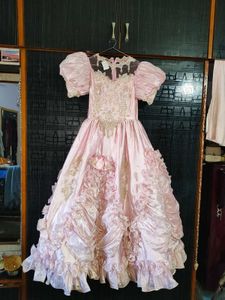 Elegant Pink Party Dress Pinterest style