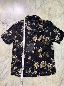 MASCLN SASSAFRAS Floral Print Shirt