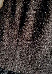 Black Feather Trimmed Dress